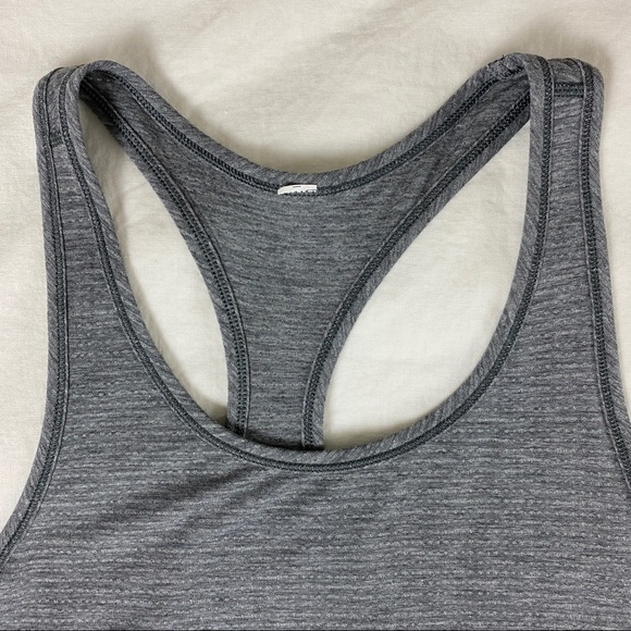 Lululemon Grey Racerback Tank Top Size 4 - Picture 12 of 14